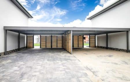 Großcarport / Doppelcarport als Zweifachanlage