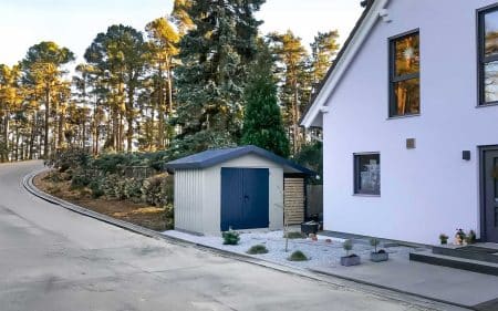 SGH Gerätehaus Metall für Privatgarten