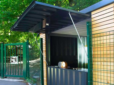 Verkaufsklappe für Gardenboxx Gerätehaus
