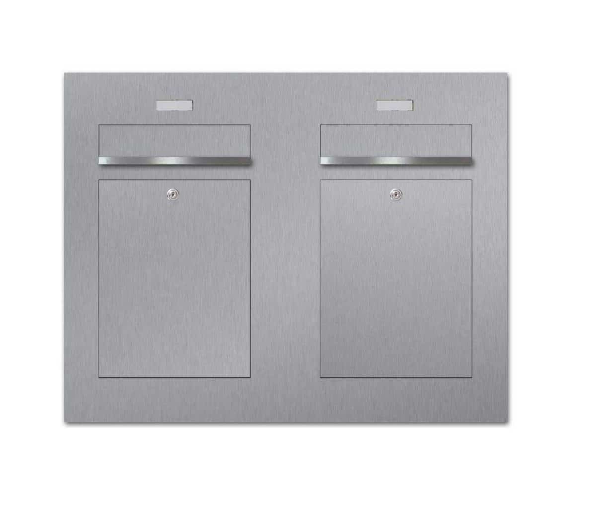 Doppelbriefkasten für S.1 Vordach von Siebau