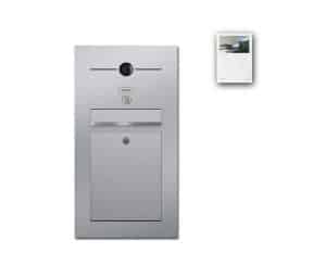 Briefkasten mit Klingel und Videoanlage für S.1 Vordach von Siebau